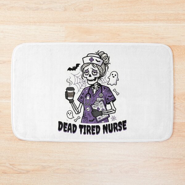 Item preview, Dead Tired Nurse Funny Halloween Nurse designed and sold by NurseMood.