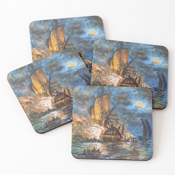 Item preview, Sailing Ship Seascape Ocean Night Voyager Adventure designed and sold by GeorGecouto.