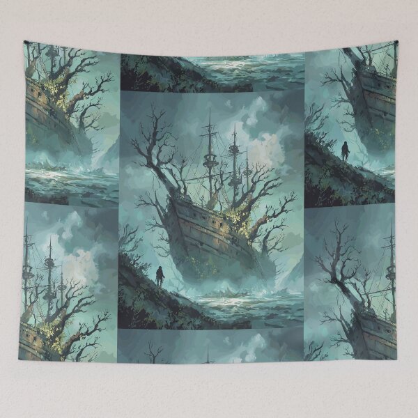 Item preview, The Ghost Ship of the Briar - Shipwreck Horror designed and sold by bapupa.