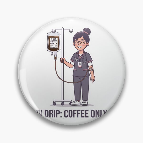 Artikelvorschau, IV-Tropfkaffee nur lustige Krankenschwester entworfen und verkauft von NurseMood.