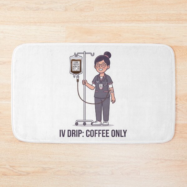 Item preview, IV Drip Coffee Only Funny Nurse designed and sold by NurseMood.