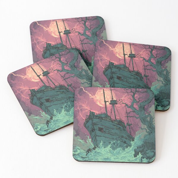 Item preview, Nightmare on the Crimson Moon - Shipwreck Horror designed and sold by bapupa.