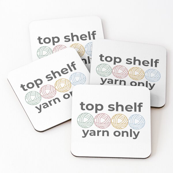 Item preview, Top Shelf Yarn Only Crochet Gift designed and sold by SipAndStitchCo.