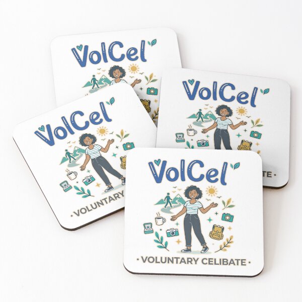Item preview, Vol Cel – Voluntary Celibate Minimalist Statement T-Shirt designed and sold by RvinJo8.
