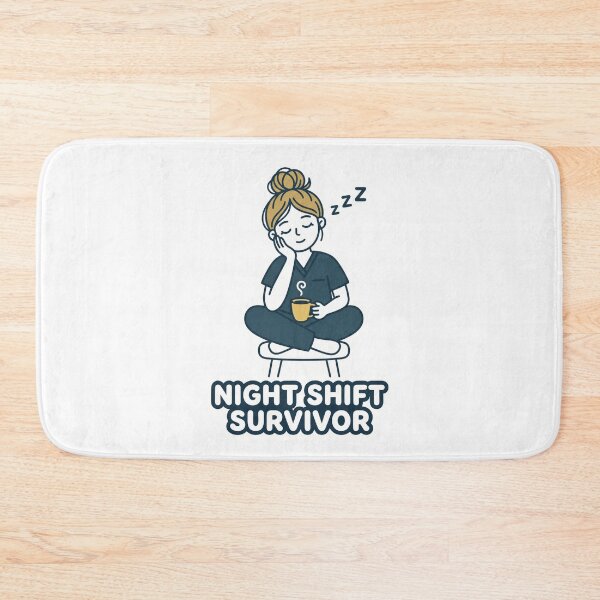 Item preview, Night Shift Survivor Funny Nurse designed and sold by NurseMood.