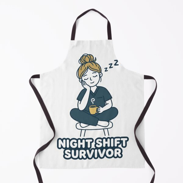 Item preview, Night Shift Survivor Funny Nurse designed and sold by NurseMood.