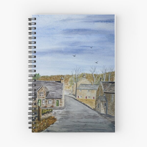 Item preview, Pintura original en acuarela de Blanchland Northumberland. designed and sold by Steve Allison.