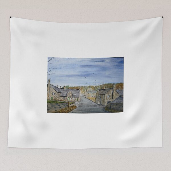Item preview, Blanchland Northumberland original watercolour painting. designed and sold by Steve Allison.