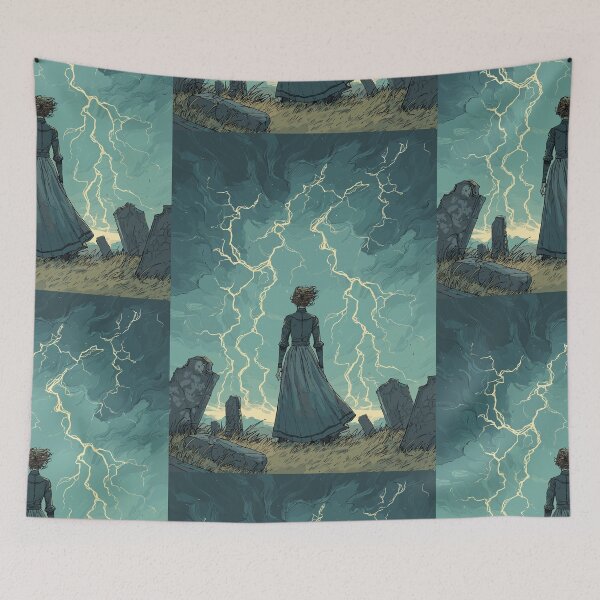 Item preview, Oracle of the Teal Vortex - Storm Witch designed and sold by bapupa.