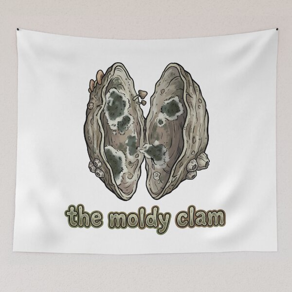 Item preview, The Moldy Clamp – Dark Humor Grunge Meme T-Shirt designed and sold by RvinJo8.