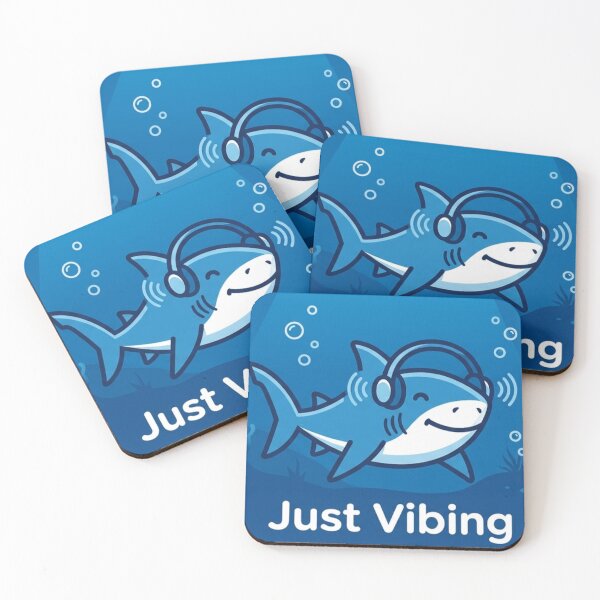 Item preview, Just Vibing – Cool Shark Design designed and sold by Dogandesighn.