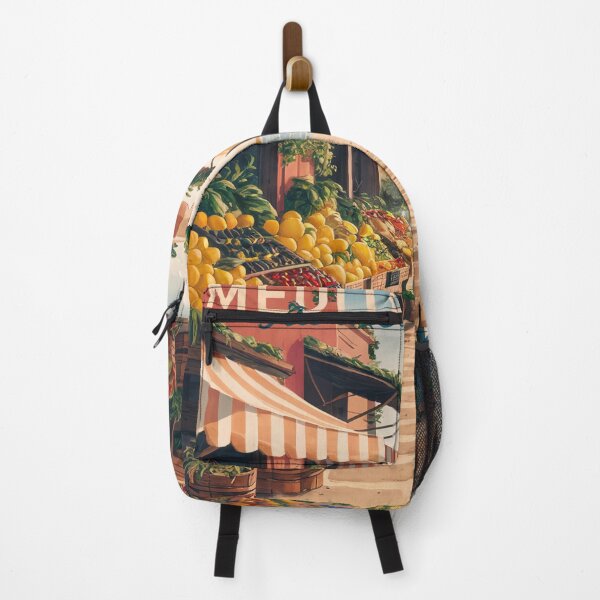 Item preview, Mediterranean Farmers Market Poster – Vintage Lemon Fruit Travel Art designed and sold by Tamas Das.
