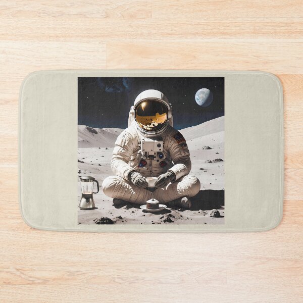 Item preview, Astronaut with cake and coffee designed and sold by Creative Visualize.