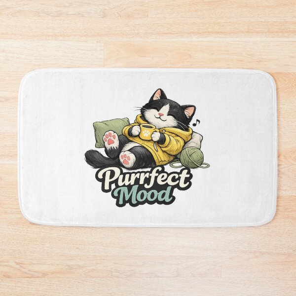 Artikelvorschau, Purrfect Mood Essential T-Shirt entworfen und verkauft von SoftSproutstu.