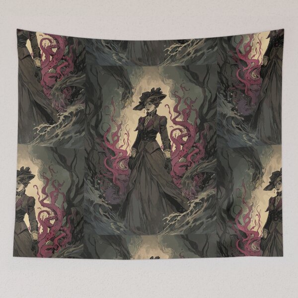 Item preview, Midnight Incantation Gaze - Victorian Witch designed and sold by bapupa.