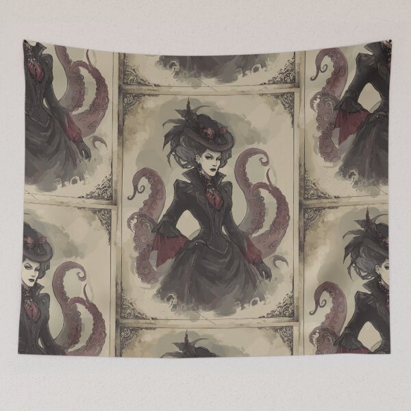 Item preview, Guardian of the Haunted Abbey - Victorian Witch designed and sold by bapupa.