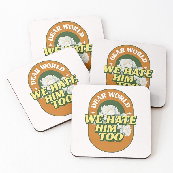 Item preview, Dear World We Hate Him Too Tariff Chaos Satire designed and sold by RetroMini2026.
