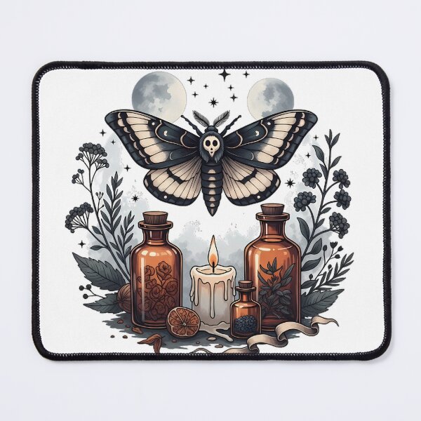 Item preview, Moth Candle Apothecary Gift designed and sold by IllumeInk.