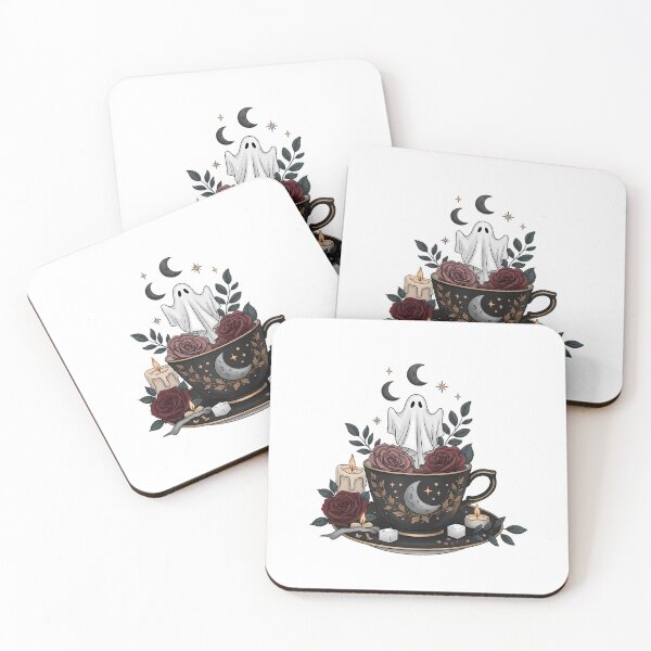 Item preview, Gothic Teacup Ghost Gift designed and sold by IllumeInk.