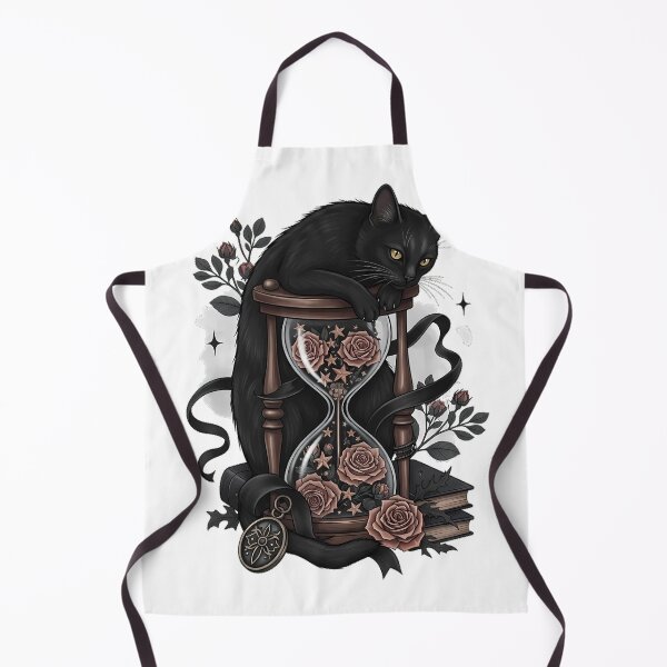 Item preview, Black Cat Hourglass Gift designed and sold by IllumeInk.