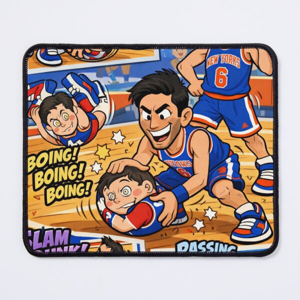Item preview, Comic Basketball Showdown: Nev Schulman vs. Kyle Rittenhouse designed and sold by Uniqueartai.