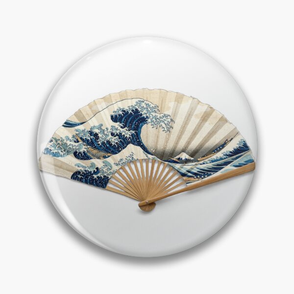 Item preview, The Great Wave off Kanagawa Japanese Fan Art designed and sold by SakuraMarket26.