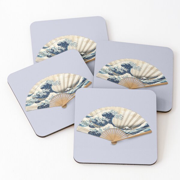 Item preview, The Great Wave off Kanagawa Japanese Fan Art designed and sold by SakuraMarket26.