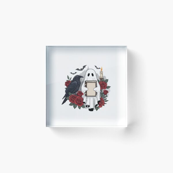 Item preview, Library Ghost Raven Gift designed and sold by IllumeInk.