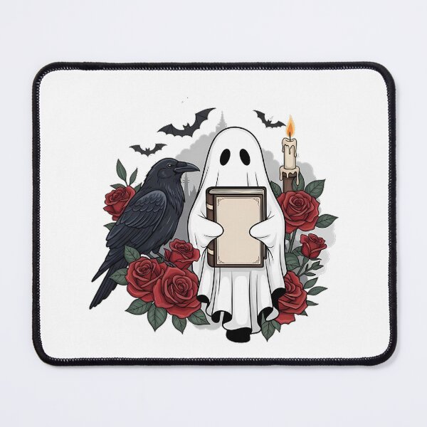 Item preview, Library Ghost Raven Gift designed and sold by IllumeInk.