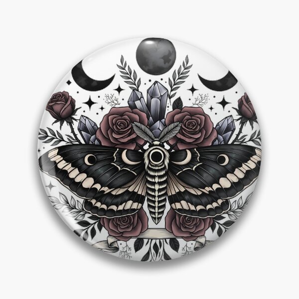Item preview, Death Moth Moon Gift designed and sold by IllumeInk.