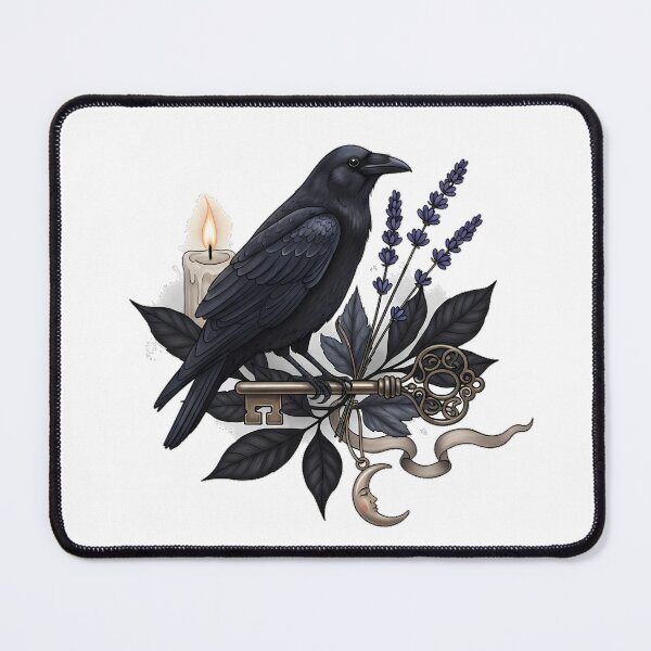 Item preview, Raven Key Candle Gift designed and sold by IllumeInk.