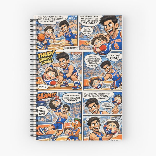 Item preview, Cartoon Comic Basketball Showdown: Nev Schulman vs. Kyle Rittenhouse designed and sold by Uniqueartai.