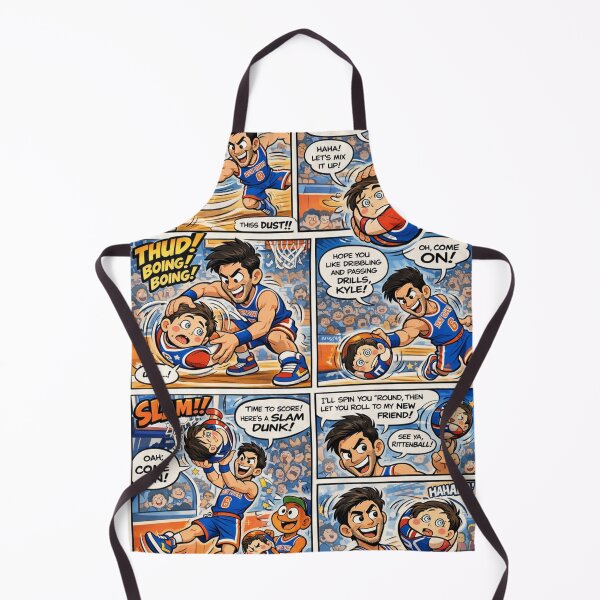 Item preview, Cartoon Comic Basketball Showdown: Nev Schulman vs. Kyle Rittenhouse designed and sold by Uniqueartai.
