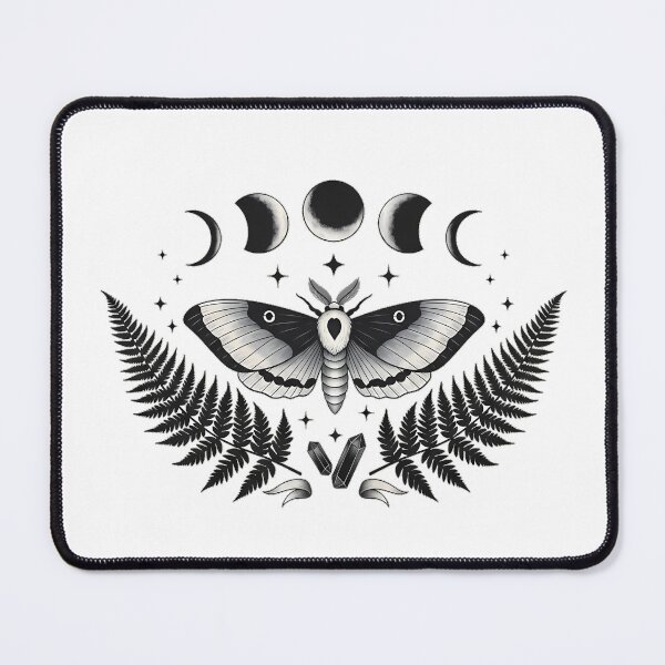 Item preview, Moon Phase Moth Fern Gift designed and sold by IllumeInk.
