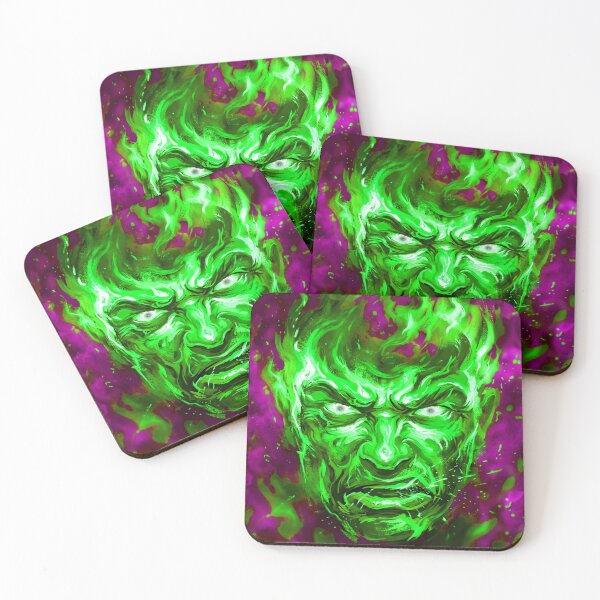 Item preview, GREEN FLAME HEAD designed and sold by 500 TON.