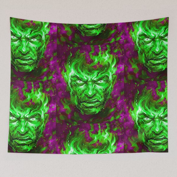 Item preview, GREEN FLAME HEAD designed and sold by 500 TON.