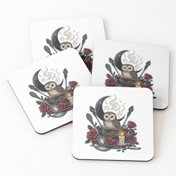 Item preview, Gothic Owl Teacup Gift designed and sold by IllumeInk.