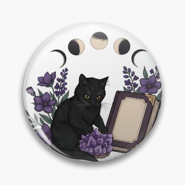Item preview, Amethyst Cat Spellbook Gift designed and sold by IllumeInk.