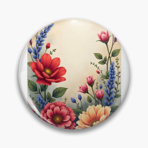 Item preview,  Vibrant Floral Border on Soft Background designed and sold by Teeshirtstoday.com.