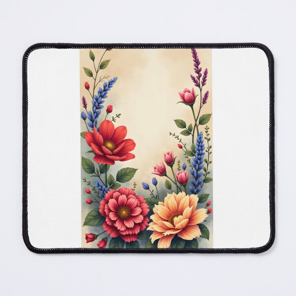 Item preview, Vibrant Floral Border on Soft Background designed and sold by Teeshirtstoday.com.