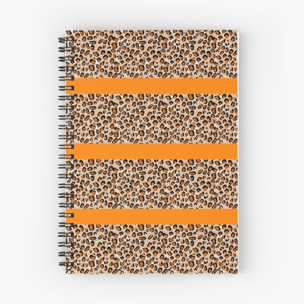 Item preview, Leopard print orange stripes patten print designed and sold by findlost.