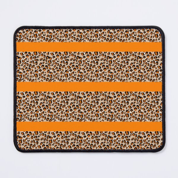 Item preview, Leopard print orange stripes patten print designed and sold by findlost.