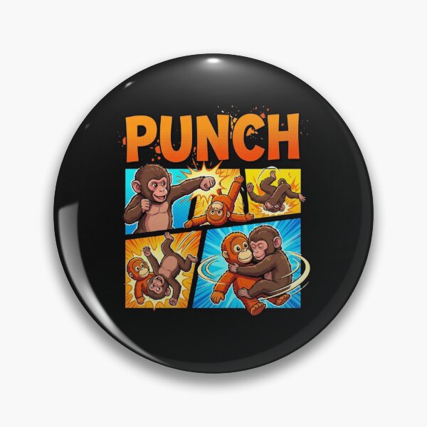 Item preview, Cartoon Apes Play Fighting Comic Style Design designed and sold by rosamaria2020.
