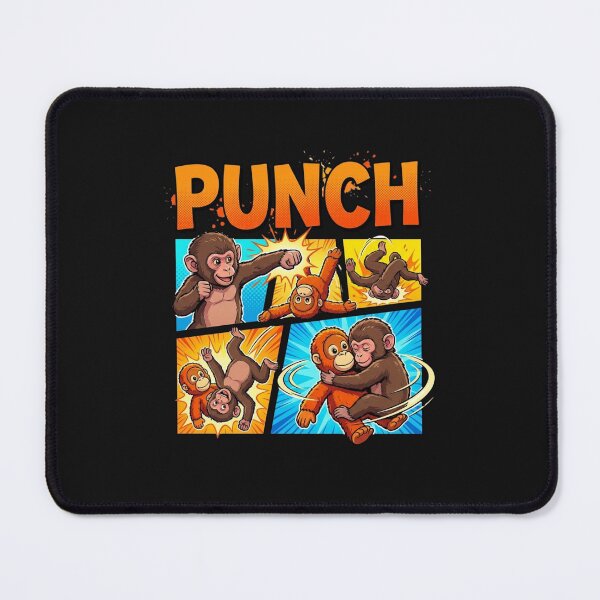 Item preview, Cartoon Apes Play Fighting Comic Style Design designed and sold by rosamaria2020.