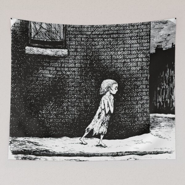 Item preview, - New Upload  - Edward Gorey - (1) - Whimsical Darkness – Gothic Illustration in the Style of Edward Gorey designed and sold by Romero Britto.