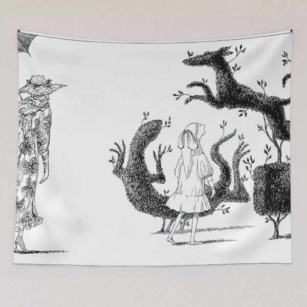 Item preview, - New Upload  - Edward Gorey - (10) - Whimsical Darkness – Gothic Illustration in the Style of Edward Gorey designed and sold by Romero Britto.