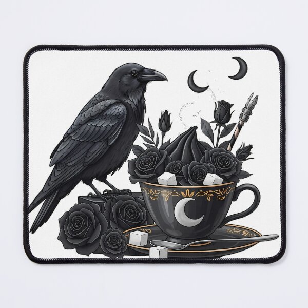 Item preview, Raven Rose Teacup Gift designed and sold by IllumeInk.