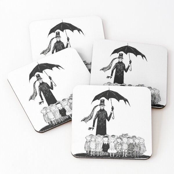 Item preview, - New Upload  - Edward Gorey - (12) - Whimsical Darkness – Gothic Illustration in the Style of Edward Gorey designed and sold by Romero Britto.