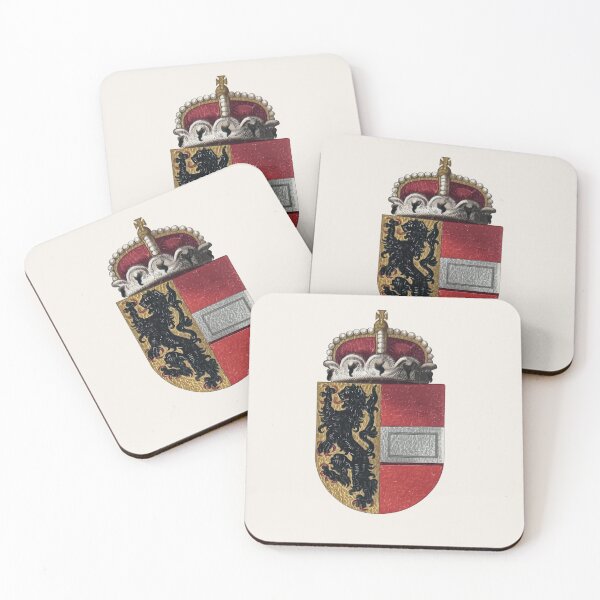 Item preview, Coat of Arms Duchy of Salzburg — Black Lion and Silver Bar Historical Heraldry designed and sold by BestVarieties.