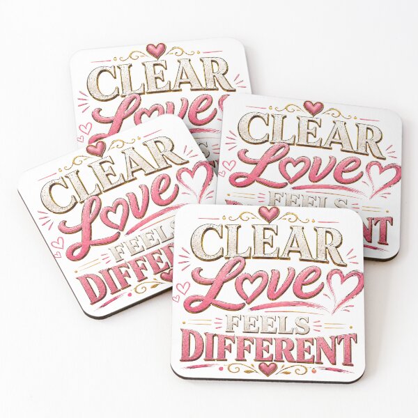 Item preview, Clear Love Feels Different Relationship Quote Shirt designed and sold by JagrDesigns.